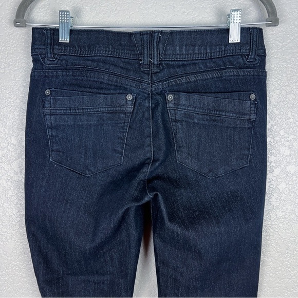 Democracy Skinny Ankle Skimmer Jeans, Dark Blue 6 - EUC, Classic, Denim, Stretch - Picture 6 of 9